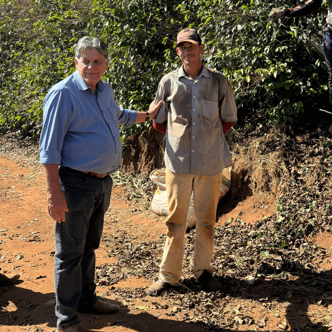 Carlos Augusto introducing employees at Palmital during our Coffee origin trip in Brazil
